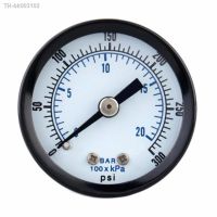 ♞▩ TS-Y91 1/4 Inch NPT 0-300psi 20bar Pressure Gauge Air Compressor Pressure Gauge Water Pressure Tester