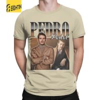 Pedro Pascal Vintage 90s Bootleg Men T Shirt The Last of Us Novelty Tee Shirt Short Sleeve O Neck T Shirts Pure Cotton Clothes XS-6XL