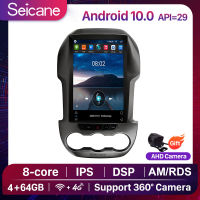 Seicane 12.1นิ้ว IPS Touchscreen Tesla สไตล์ Android10.0เสียงรถยนต์ Multi-กล่องสมาร์ททีวีสำหรับ 2011 2012 2013 2014 2015 2016 Ford Ranger F250 วิทยุนำทาง GPS ระบบบลูทูธ4G สนับ