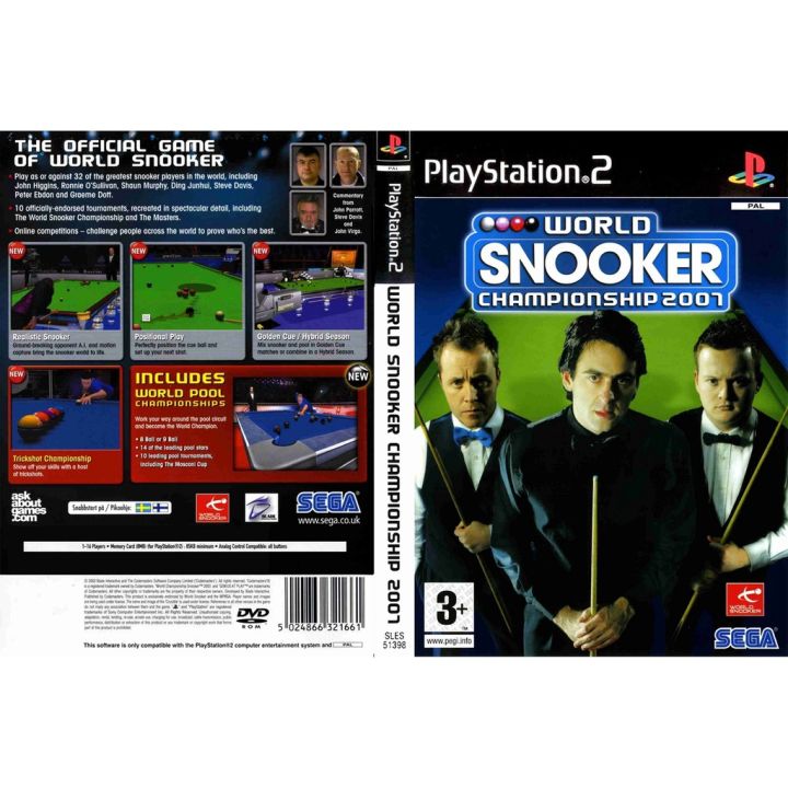 snooker-สนุกเกอร์-ps2-แผ่นเกม-ps2-world-snooker-championship-2003-2007