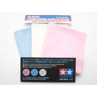 Tamiya 87090 Compound Applicator Cloth 3 Color Set Model Finishing Craft Tools