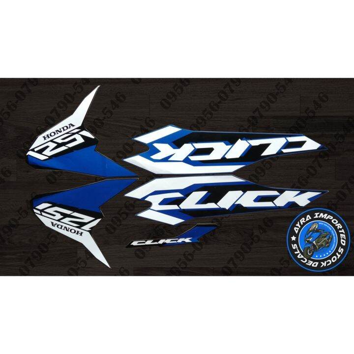 HONDA CLICK Game Changer V1 BLUE Stock Decal/Sticker | Lazada PH