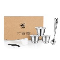 【YF】 ICafilas Cápsula De Café Reutilizável Nespresso Filtros Recarregáveis Aço Inoxidável Copo Espresso Acessórios Nespresso