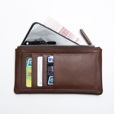 （Layor wallet）  LANSPACE กระเป๋าหนังแท้ออกแบบกระเป๋าเหรียญผู้ถือกระเป๋าสตางค์ผู้ชายแบรนด์ที่มีชื่อเสียง