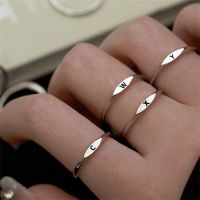 Initial Rings Fashion 26 A-Z Color Alphabet Name Couple Jewelry