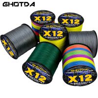 Factory Direct Extended Version Ghotda 12X PE Line 1000M Line Smoother Firmer and Anti-bite Multifilament Fishing Fishing Lines