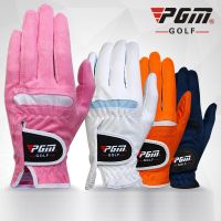 ♕♝❖ Women 39;s Golf Gloves Anti slip Design Left and Right Hand Gloves Ladies Breathable Soft Sports Gloves Granules Microfiber Cloth