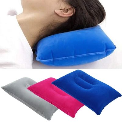 ✷✾ PVC Portable Ultralight Inflatable Air Pillows Neck Support Headrest Camping Sleep Cushion Travel Hiking Beach Car Plane Pillows