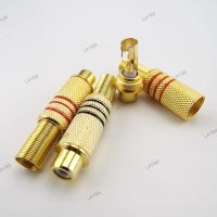 6pcs/lot RCA Female Connector Plug Solder Type Audio Video Jack Adapter Connectors Adapter for RCA Cable Video YB8TH