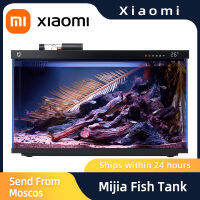 Xiaomi Mijia Smart Fish Tank MYG100ทำงานร่วมกับ Mijia APP Mobile Controlled Remote Feeding Smart Lighting System Light Aquarium