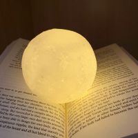 5.5/7/8.5/9.5/11.5cm 3D Moon Light Lamp Bedroom Adjustable Ambient Night Light Eye Protection Hallway Bedside Room Table Lamp Night Lights