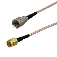 1Pcs RG316 FME Male Plug to SMA Male Plug Connector RF Coaxial Jumper Pigtail Cable Wire Terminals 4inch~10M Electrical Connectors