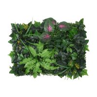 【YF】❡  60x40cm Artificial Wall Landscape Garden Jungle Fake Hanging Panels Fence