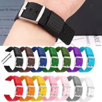 ✾☼ สายนาฬิกาสานไนลอนสำหรับ Omega MoonSwatch เปลี่ยนสาย 20มม. Quick Release Universal Wrist Band Breathable Belt Accessories