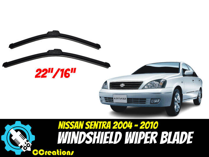 Nissan Sentra 2004 2010 Frameless Banana Type Car Wiper Blade Lazada PH