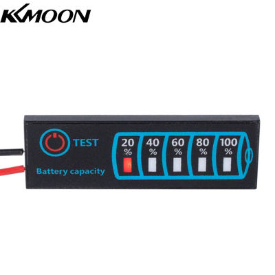 KKmoon แผงจอแสดงผลกำลังไฟ LED DC5-30V 12V24V พลังงานอัจฉริยะแบตเตอรี่ลิเธียม Leadacid LFP แสดงความจุสากล