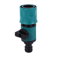 Plastic Valve with Quick Connector Agriculture Garden Watering Prolong Hose Irrigation Pipe Fittings Hose Adapter Switch 1 Pc