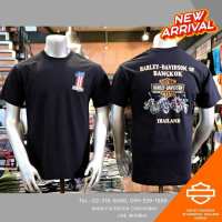 Tee VANSSS พรีเมี่ยม ทุกวัน Harley-Davidson GOAL SS MENS เสื้อยืดแขนสั้น