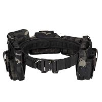 (ETX)New Pattern MOLLE Tactical Belt Nylon Multifunctional Combination Patrol Belt Outdoor CS Equipment Tactical Waistband Waist Seal