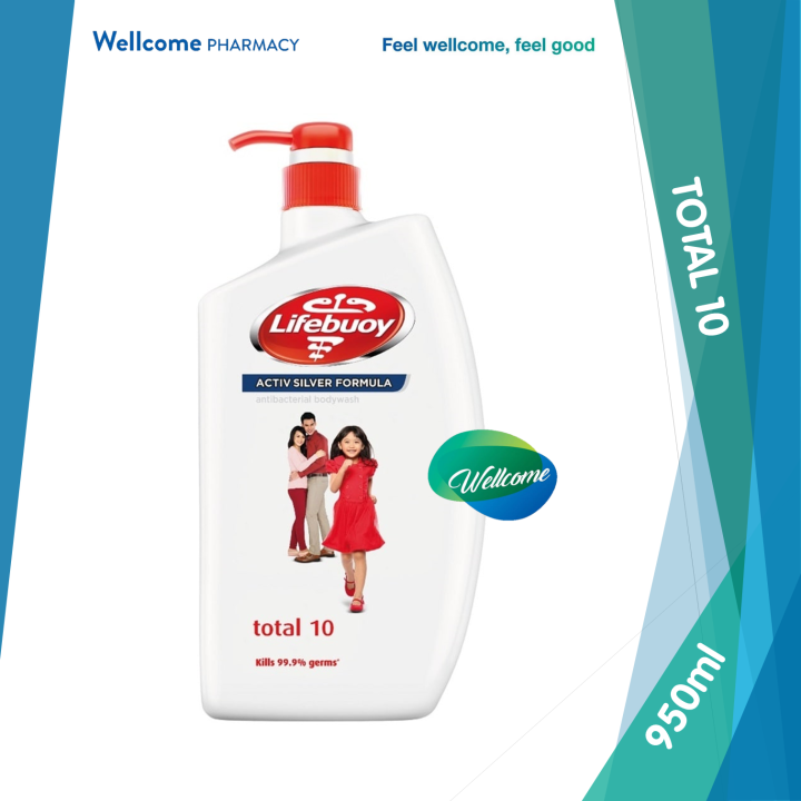Lifebuoy Total 10 Antibacterial Body Wash 950ml Lazada