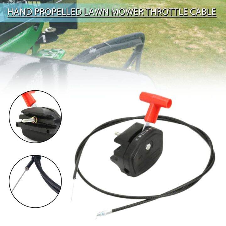 Garden Lawn Mower Throttle Cable Switch Lever Control Handle For ...