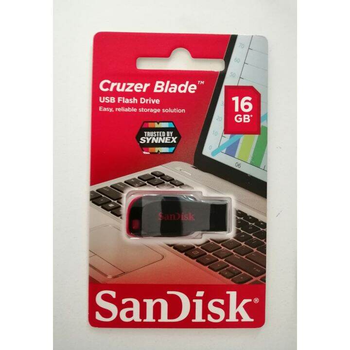 bigsale-แฟลชไดร์-flash-drive-16-gb-cruzer-blade-usb-2-0-black-sdcz50-016g-b35-แฟลชไดร์ฟ-แฟรชไดร์ฟ-คอมพิวเตอร์-pc-wow-สุด-แฟลชไดร์ฟเพลง