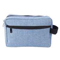 Fashion Men Business Zipper Cosmetic Bag Double Layer Wash Pouch Makeup Waterproof Travel Storage Portable Organizer Beauty Case