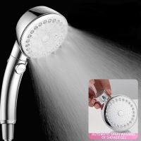 3 Modes Bath Shower Adjustable Jetting Shower Head High Pressure Saving Water Bathroom Shower SPA Nozzle Pressurized Rain Shower Showerheads