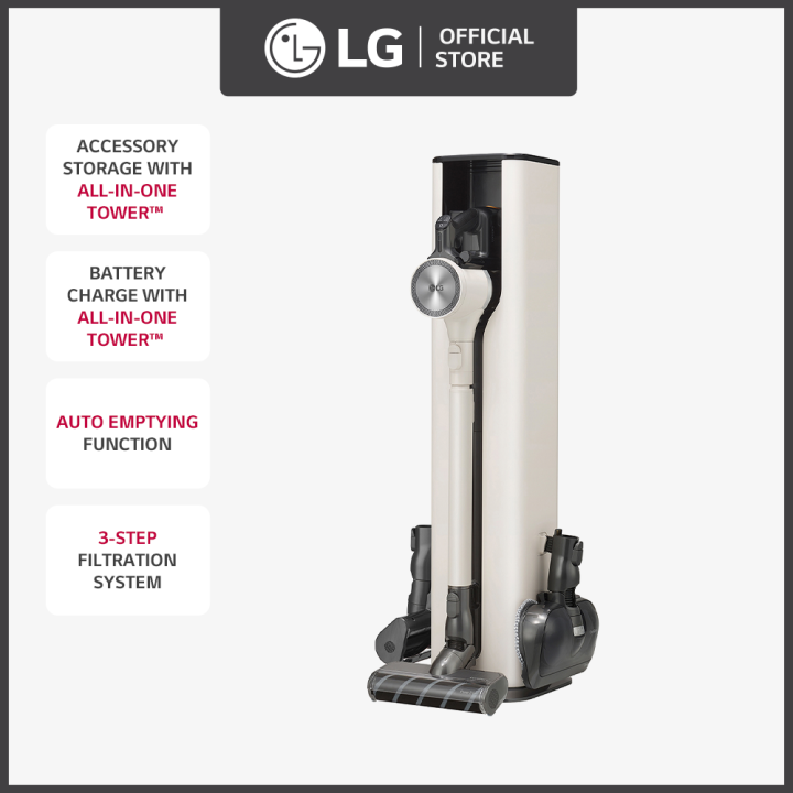 [new] Lg Cordzero™ Cordless Handstick Vacuum With All In One Tower™ A9t