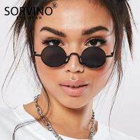 SORVINO 2023ชายผู้ชายผู้หญิงสตีมพังก์กลมผอมเฉดสีแว่นตากันแดด SP152