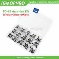 15Value*20pcs TO 92 Assorted Kit 2N2222 S9012 S9013 S9014 S8050 S8550 2N3904 2N3906 2N5401 2N5551 A42 A92 A1015 C1815 13001