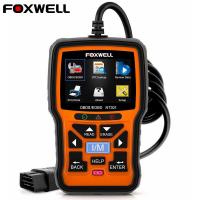 Foxwell เครื่องสแกน OBD NT301 OBD2,เครื่องอ่านรหัสเครื่องยนต์รถยนต์เครื่องมือวิเคราะห์หลายภาษาเครื่องสแกนรถยนต์ Odb 2 Odb2สากล