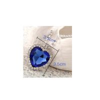 Titanic in the heart of the sea in the heart of the sea Crystal Pendant Necklace Chain Drill 海洋之心
