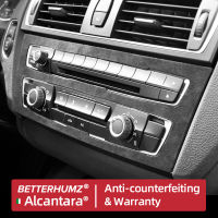 Alcantara Wrap สำหรับ BMW F20 F21 F22 Series 1 2 2012-2016เครื่องปรับอากาศ CD แผงสติกเกอร์รถอุปกรณ์ตกแต่งภายใน