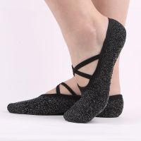 Limited Time Discounts USHINE New Style Yoga Socks Gym Pilates Ballet Cotton Socks Toes Girls Fitness Sports Socks Non-Slip Breathable Elastic Woman