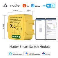 EL Style Matter สวิตช์อัจฉริยะแบบไร้สายโมดูลรีเลย์1-Gang 16A ชุดอุปกรณ์ในบ้าน Smartthings Alexa Home