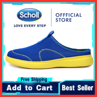 Scholl รองเท้าสกอลล์ scholl รองเท้า scholl Scholl รองเท้าสกอลล์ scholl รองเท้า รองเท้า scholl  ผู้ชาย scholl รองเท้าผ้าใบผู้ชายรองเท้าผู้ชาย scholl ขนาดใหญ่ 46 47 48 ครึ่งรองเท้าแตะรองเท้าแตะแบนผู้ชายแฟชั่นเดินรองเท้าผ้าใบเกาหลีครึ่งหนึ่ง-2030