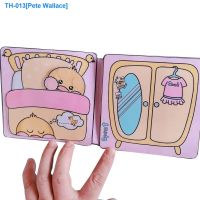 ☈ Doll house quiet book series change yellow duck doll package material paste puzzle hand DIY toys