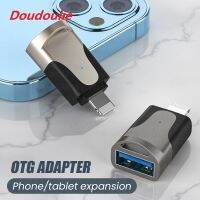 Douglie USB 3.0สายเคเบิล OTG อะแดปเตอร์สำหรับ I-Phone 14 13 12 11Pro XR X 8 Plus 7 6S I-Pad ให้แสงสว่างเพื่อ USB อะแดปเตอร์3.0สำหรับ IOS 13ขึ้นไป