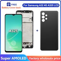 6.4 Super AMOLED For Samsung Galaxy A32 4G LCD A325F SM-A325M LCD Digitizer Touch Screen SM-A325F/DS A325 Display Replacement