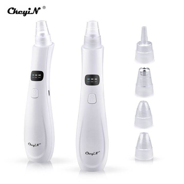 Ckeyin Komedo Vacuum Remover Pembersih Pori Rechargeable Acne Komedo