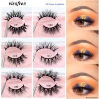 Visofree Mink Eyelashes 3D Mink Lashes Natural Flutter False Eyelashes Thick Lashes Cruel-free Mink Eyelashes Makeup cilios