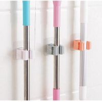 1PCS High Quality Wall Mounted Mop Organizer Holder Brush Broom Hanger Home Storage Rack Bathroom Suction Hanging Pipe Hooks