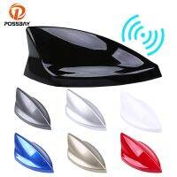 POSSBAY Car Shark Fin Antenna Radio Signal FM/AM Amplifier Roof Aerials Cover for Mini Cooper Citroen BMW VW Honda Toyota Audi