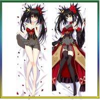 60x180cm อะนิเมะญี่ปุ่นเดทชีวิตร่างกายควีน Tokisaki Kurumi ปลอกหมอนกอด Props ร่างกาย