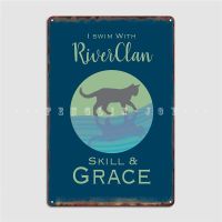 Riverclan Pride Poster Metal Plaque-การตกแต่งที่ยอดเยี่ยมสำหรับผับโรงรถหรือ Man Cave-โปสเตอร์ป้ายดีบุก