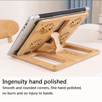 Wood Adjustable Foldable Laptop Stand Non-slip Desktop Laptop Cooling Bracket For Desktop Air Pro Stand Notebook Holder