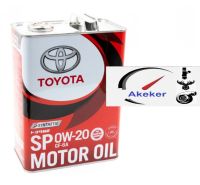 Toyota Motor Oil SP 0W20 Gf-6a 08880-13206 1L 08880-13205 4L Made In Japan