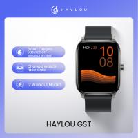 Haylou นาฬิกาสำหรับสุภาพบุรุษและสุภาพสตรีสมาร์ทวอท์ช GST บลูทูธ5.0ออกซิเจนในเลือดการตรวจสอบการนอนหลับอัตราการเต้นของหัวใจ12รุ่น IP68 8ภาษา