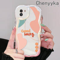 Chenyyka A03ปลอกสำหรับ Samsung แกน A03s A02 M02 A02s M02s F02s เคสหลากสีน่ารักกราฟฟิตีศิลปะภาพวาดกราฟฟิตีเคสโทรศัพท์โปร่งใสซิลิโคนหนาขึ้นใหม่ป้องกันการตกขอบเนื้อครีมเคสนิ่มเคสใส